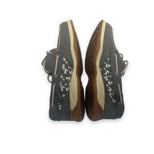 Sperry Top-Sider Intrepid Anchors Womens Graphite STS90820 Sneakers Shoes 6.5 M